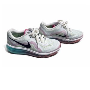 Nike Pink and White Sneakers